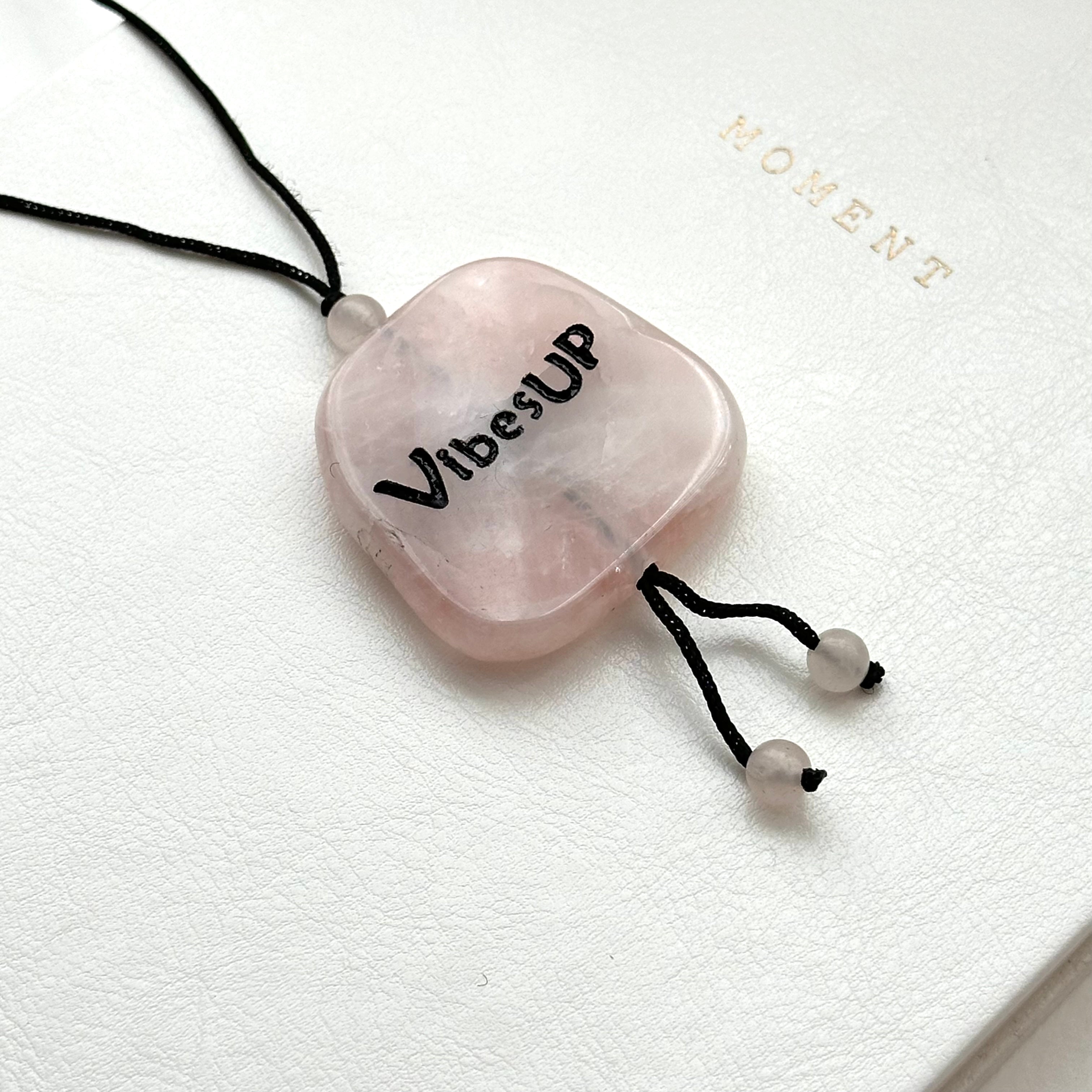 N75 [Libra/Scorpio] Rose Quartz | Blessing Stone | Necklace