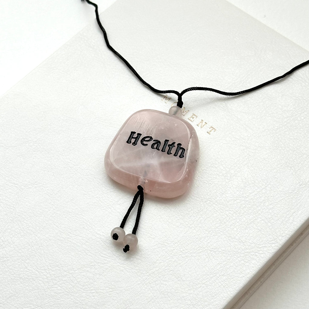 N75 [Libra/Scorpio] Rose Quartz | Blessing Stone | Necklace