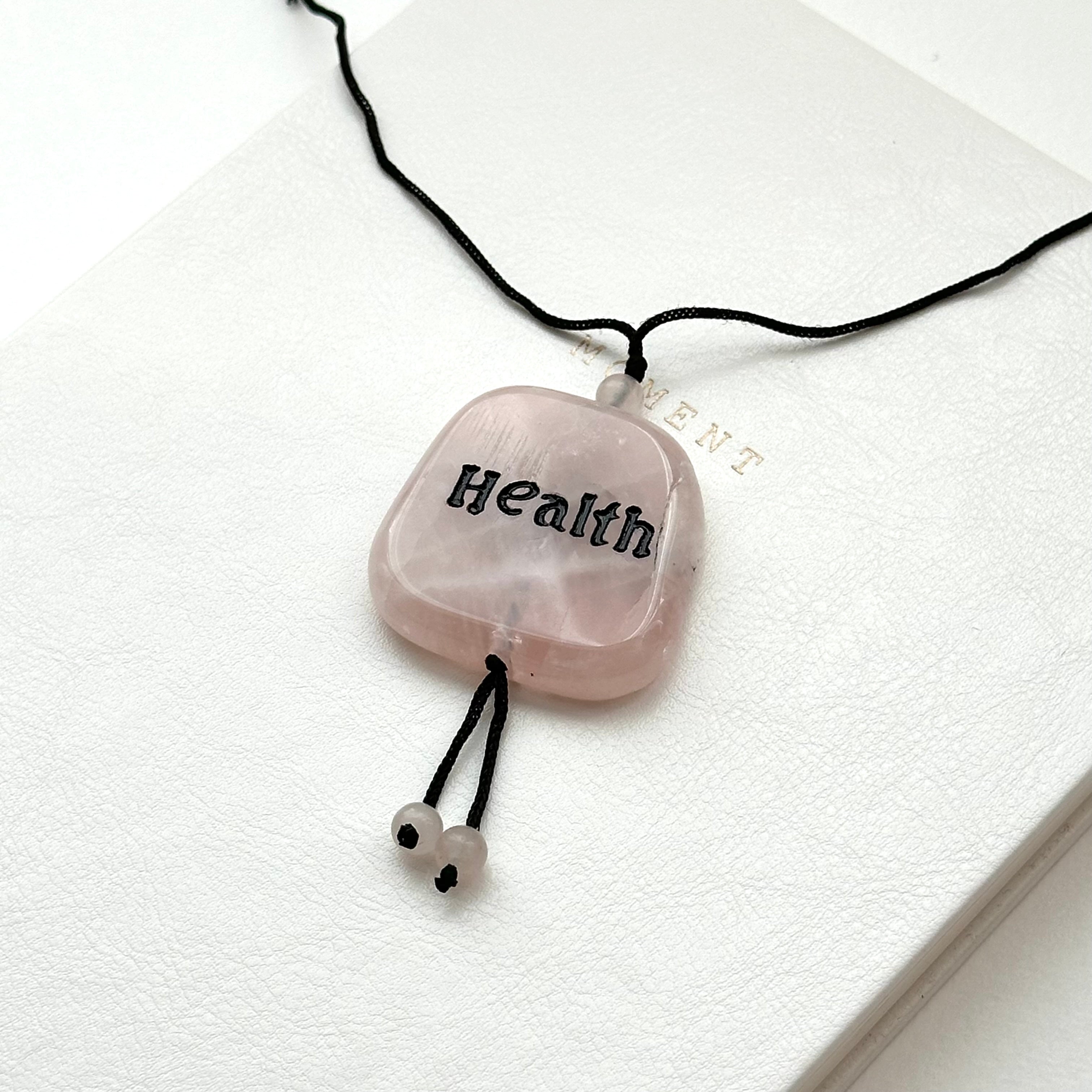 N75 [Libra/Scorpio] Rose Quartz | Blessing Stone | Necklace