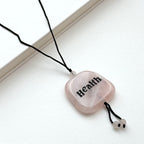 N75 [Libra/Scorpio] Rose Quartz | Blessing Stone | Necklace