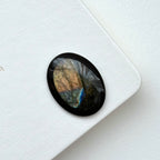 TS22【Protecting Love】Labradorite Oval Block Office or Home Healing Device Sleep Quality Insight