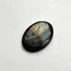 TS22【Protecting Love】Labradorite Oval Block Office or Home Healing Device Sleep Quality Insight