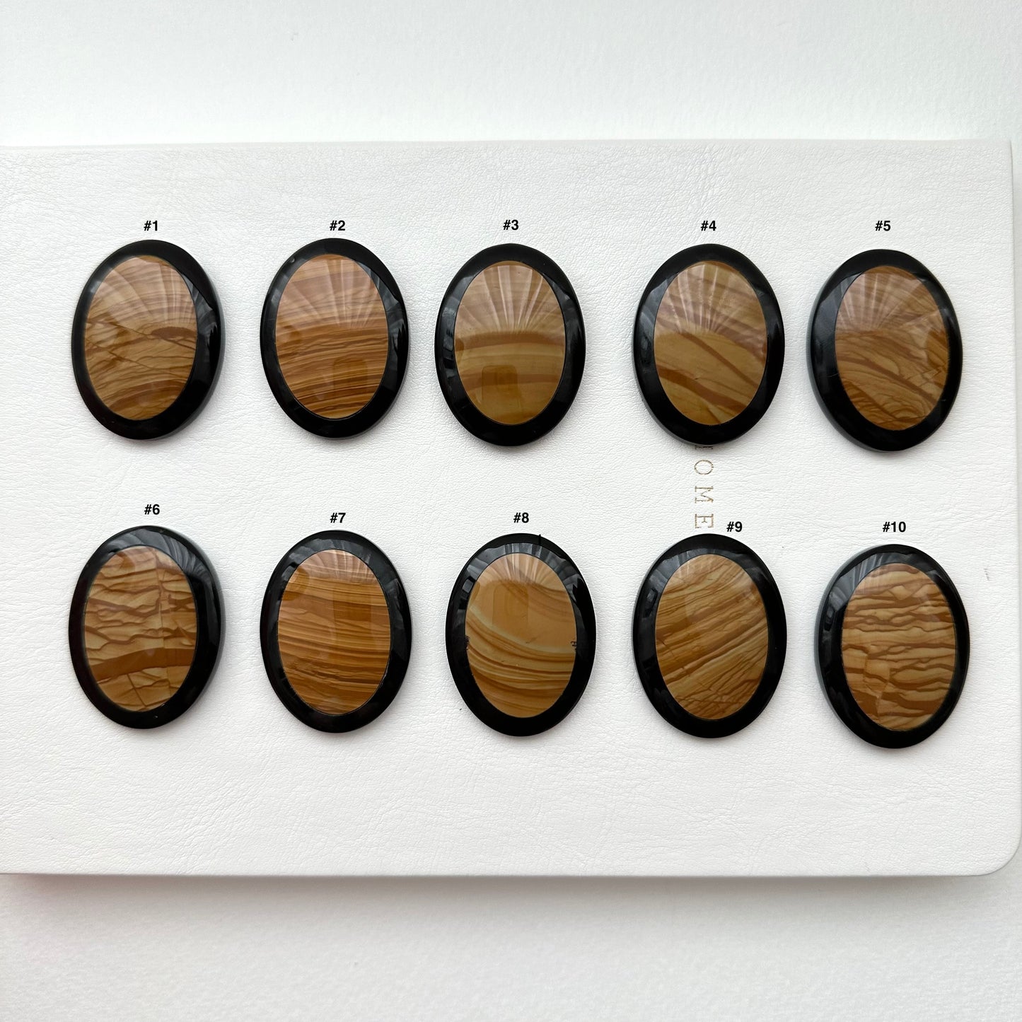 TS9 [Picasso Sedimentary Rock] Picasso Stone Black Jasper Oval Block Office or Home Healing Device Decoration