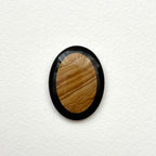 TS9【畢加索沉積岩｜一圖一物】橢圓塊圖畫石黑碧石