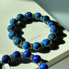 BS15 【雲水間】青金石鍍金手鏈手串