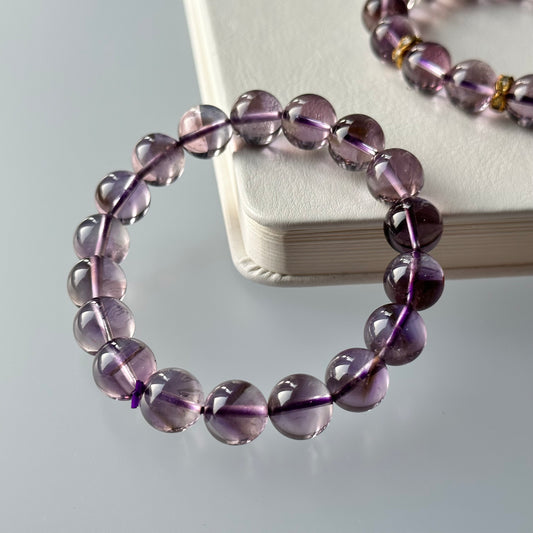 B17【水瓶雙魚座｜2月誕生石】紫水晶手鏈手串  Amethyst Bracelet