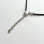 N89 [Protection and Implementation] Hematite | Safety Buckle | Silver Plating | Braided Cord | Necklace