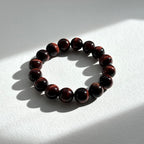 B30 Red Tiger's Eye Bead Bracelet