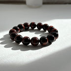 B30 Red Tiger's Eye Bead Bracelet
