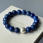 BS12【水神罔象】青金石淡水珍珠手鏈手串