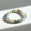 B003 [Aries-Taurus | April Birthstone] Morganite Bead Bracelet