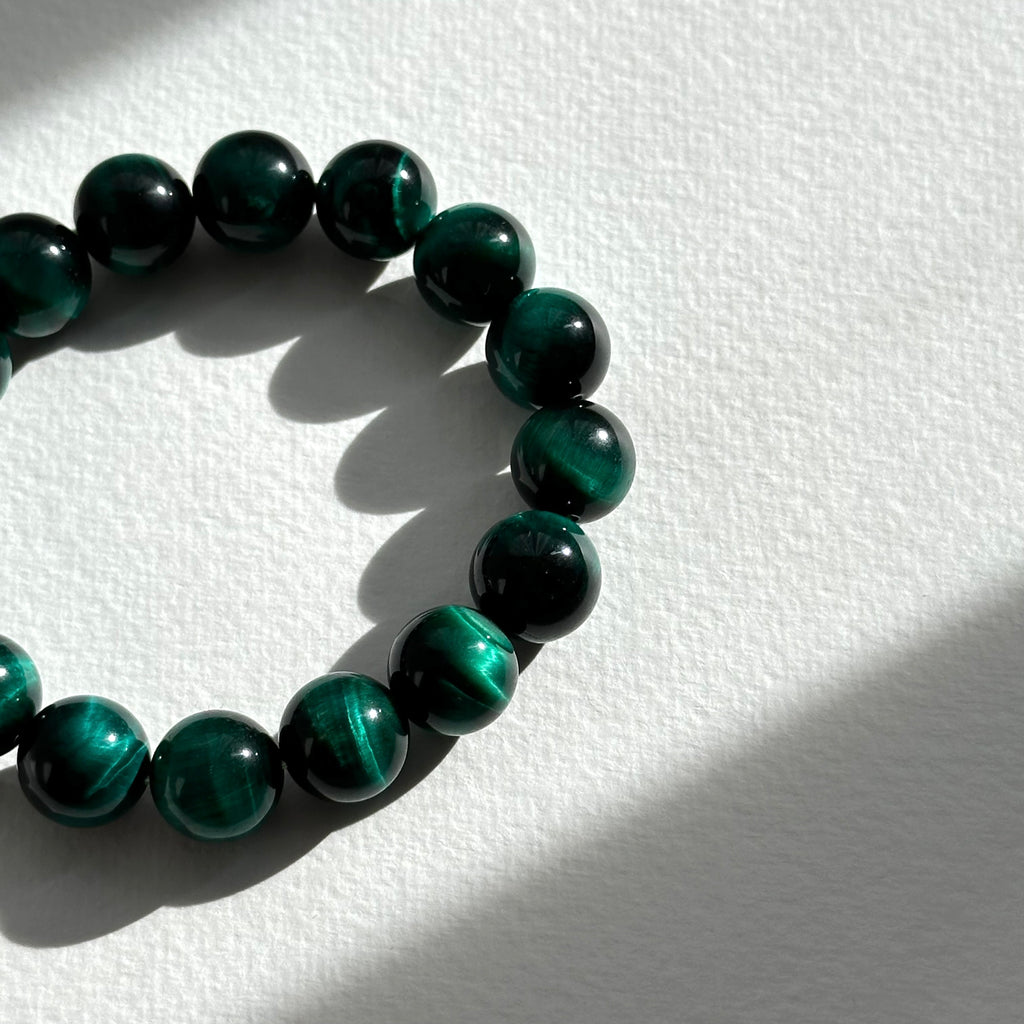 B31 綠虎眼石純珠手鏈手串