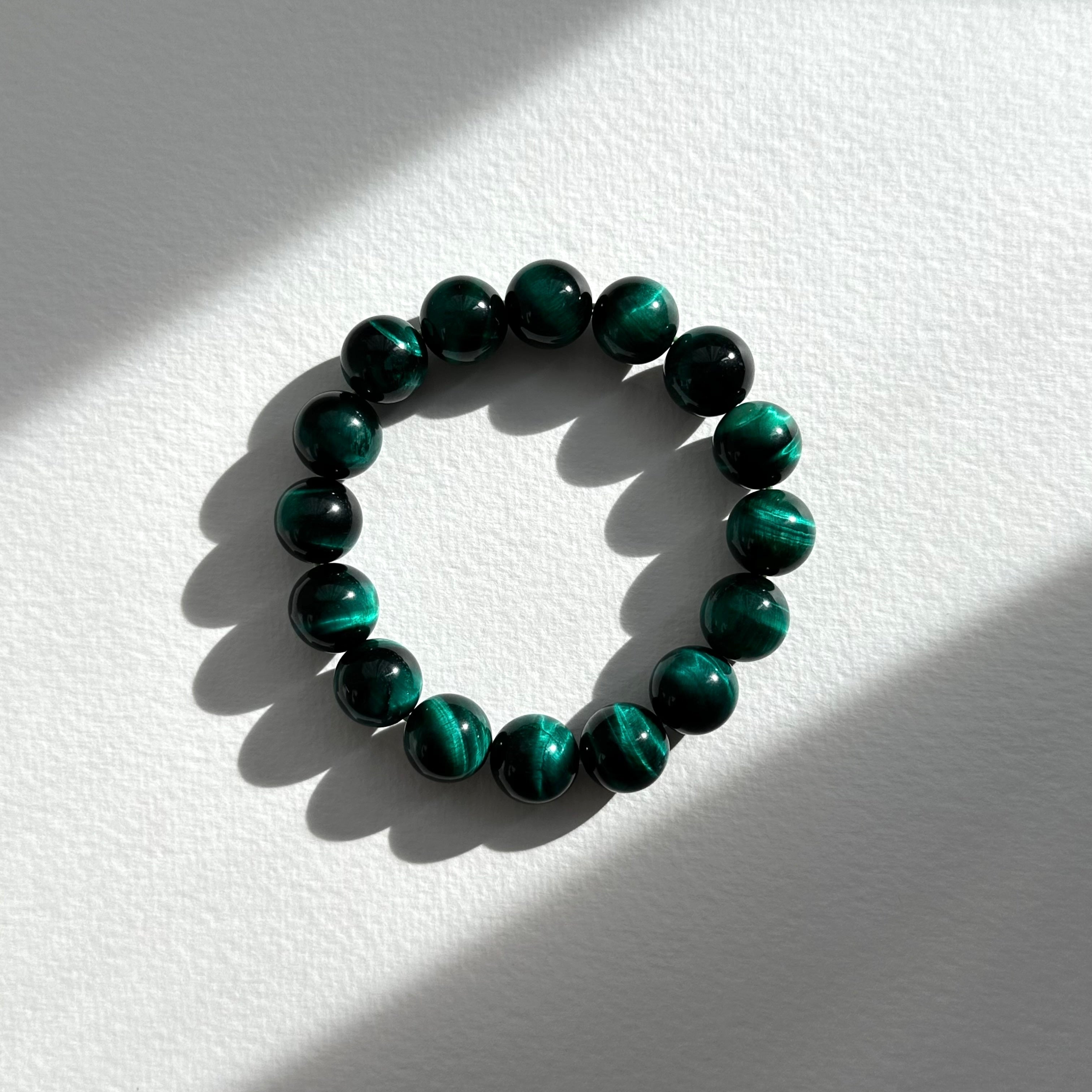 B31 綠虎眼石純珠手鏈手串