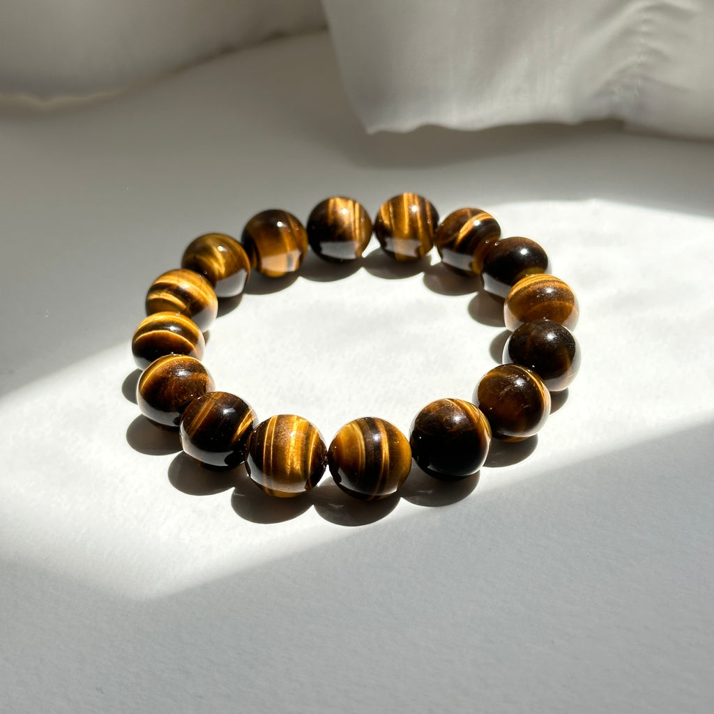 B35 Yellow Tiger's Eye Bead Bracelet