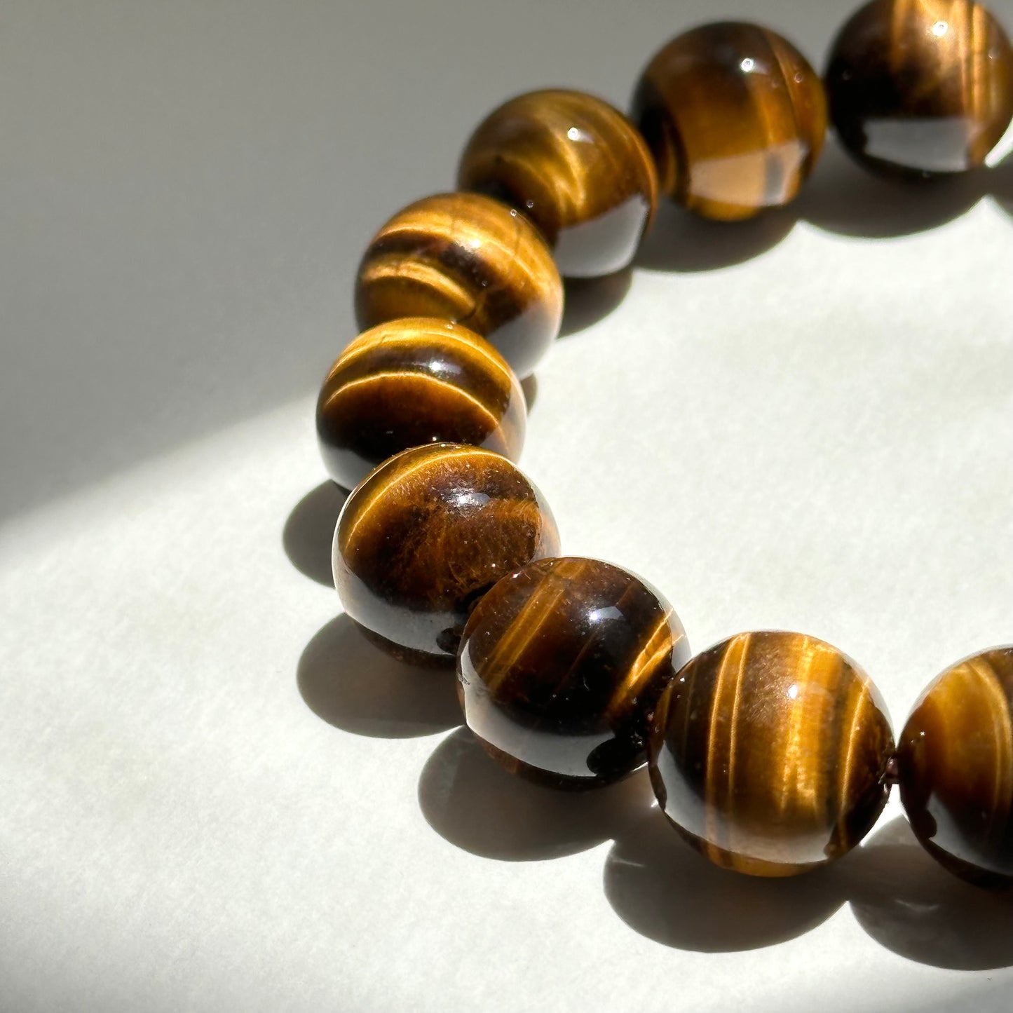 B35 Tiger-Eye Stone • Yellow Tiger-Eye Bracelet