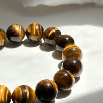 B35 Tiger-Eye Stone • Yellow Tiger-Eye Bracelet