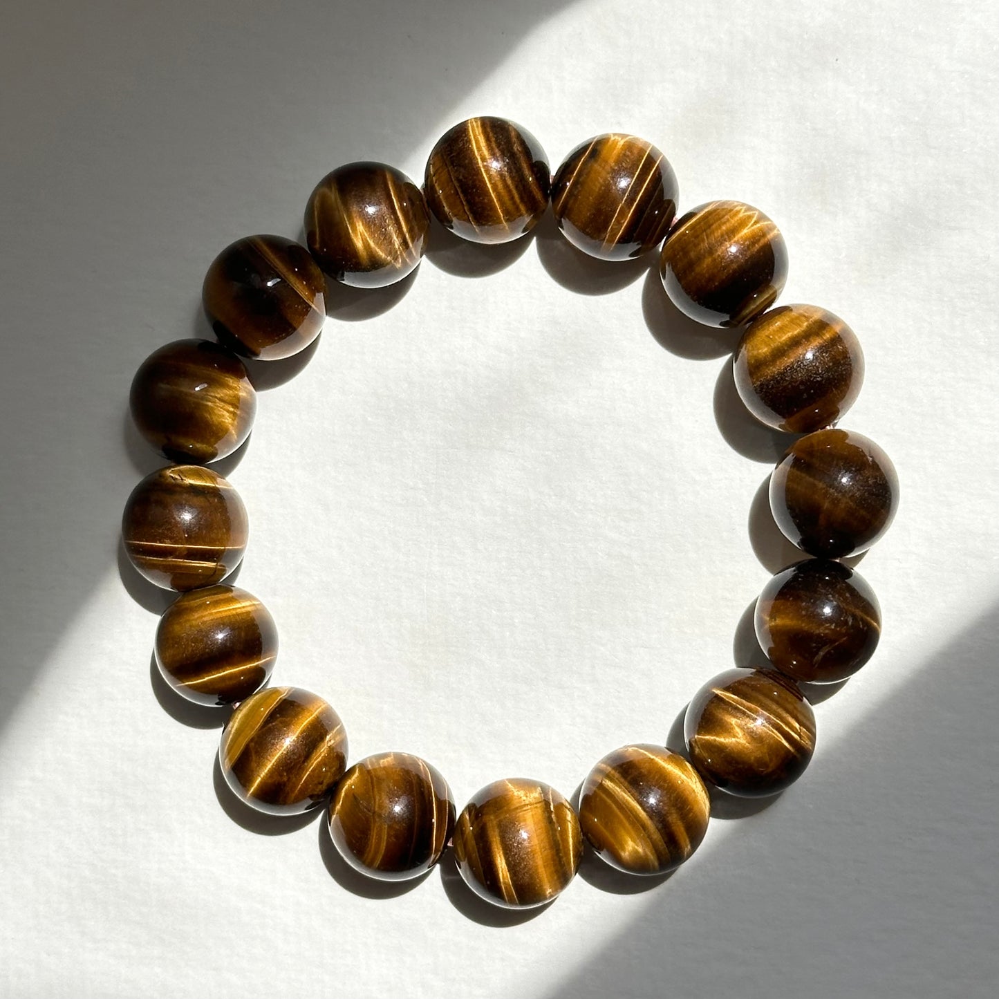 B35 Tiger-Eye Stone • Yellow Tiger-Eye Bracelet