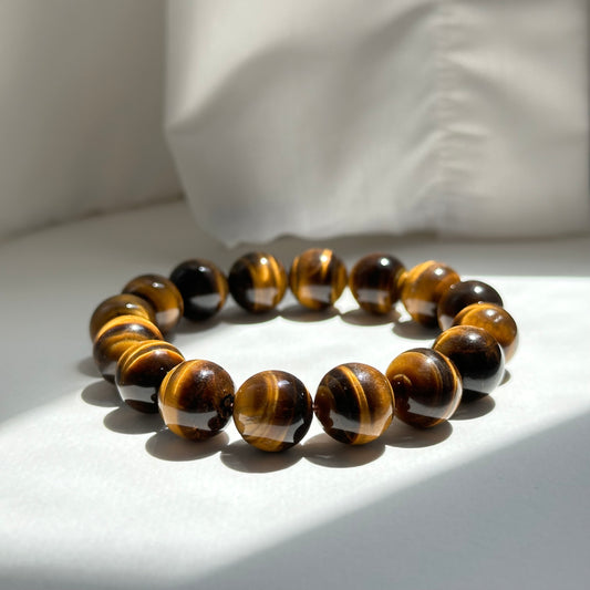 B35 Tiger-Eye Stone • Yellow Tiger-Eye Bracelet