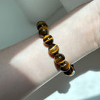 B35 Yellow Tiger's Eye Bead Bracelet