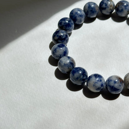 B28 藍點碧玉手鏈手串 Blue Spot Jasper Bracelet
