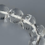 B12 White Crystal Pure Bead Bracelet