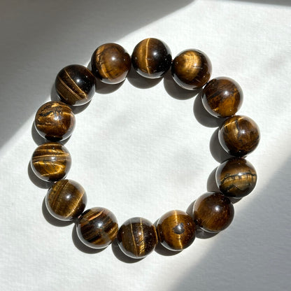 B35 Tiger-Eye Stone • Yellow Tiger-Eye Bracelet