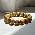 B33 Golden Tiger's Eye Pure Bead Bracelet