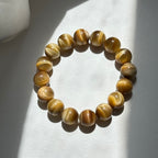 B33 Golden Tiger's Eye Pure Bead Bracelet