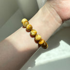 B33 Golden Tiger's Eye Pure Bead Bracelet
