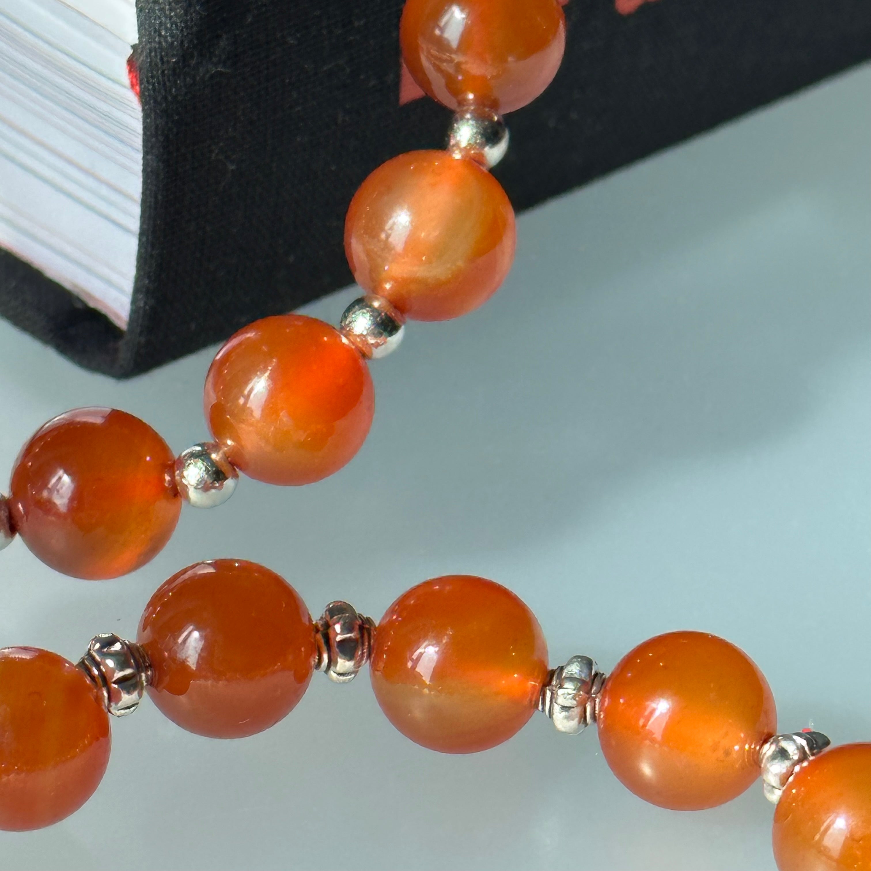 GS2【 7月誕生石 赤玉紅瑪瑙禮盒】精選三款銀飾手鏈手串