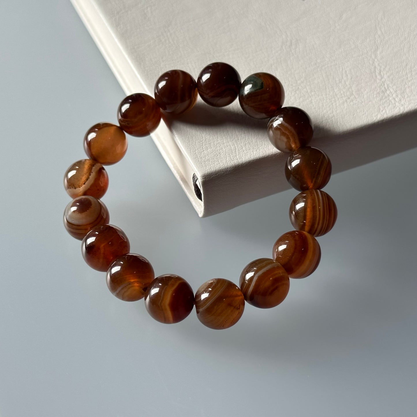 B05 古銅啡瑪瑙手鏈手串 Coffee Agate Bracelet