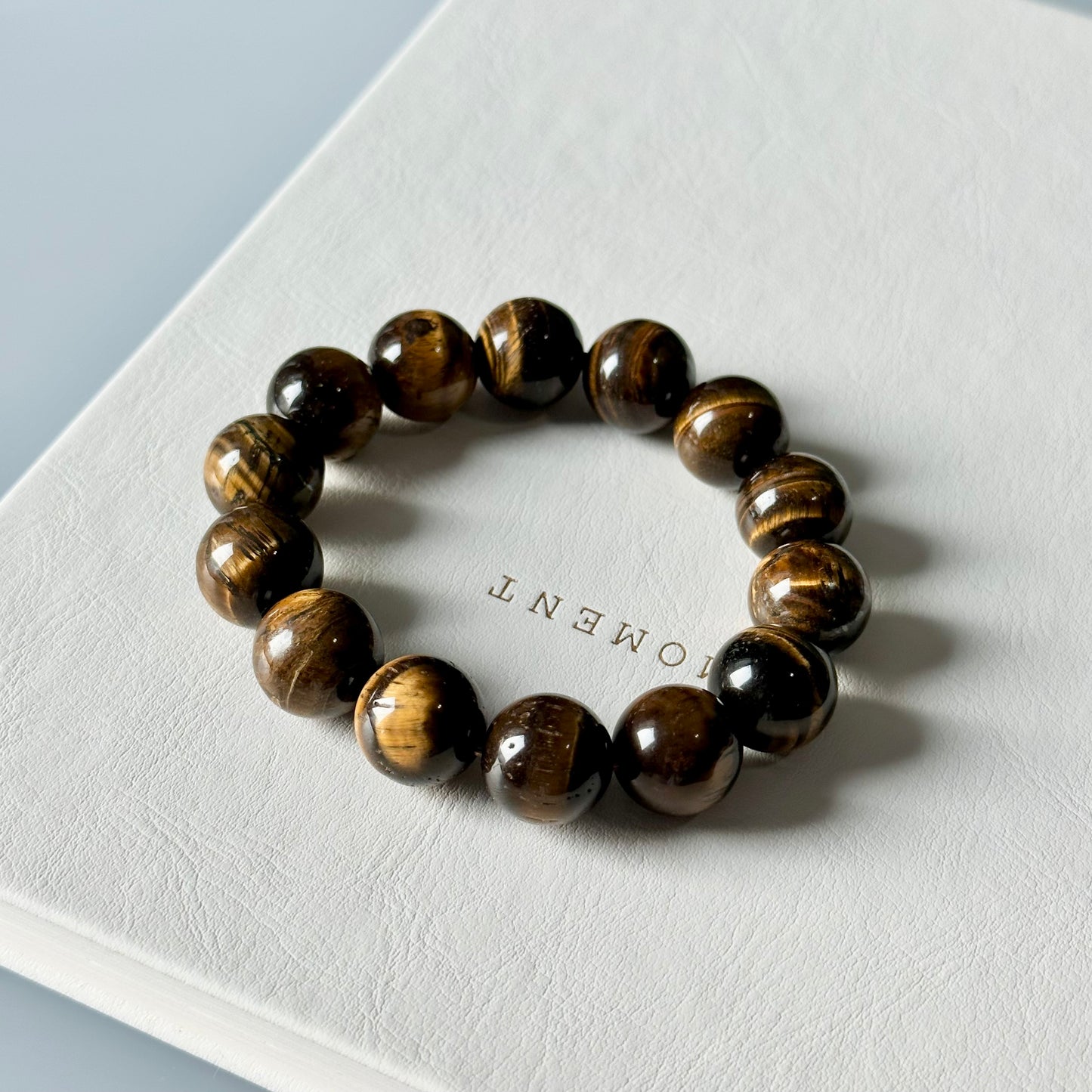 B35 虎眼石 • 黃 手鏈手串 Yellow Tiger-Eye Bracelet