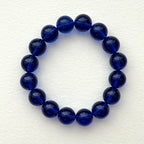 B88 【夜藍月琉璃】皇家夜藍月亮琉璃純珠手鏈手串