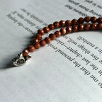 N4 Goldstone with White Cat's-Eye Dolphin Necklace