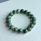 B23 Green Dot Stone Pure Bead Bracelet
