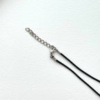 N90【Protection and Implementation】Hematite Peace Buckle Gold-plated Necklace