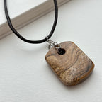 N90【Protection and Implementation】Hematite Peace Buckle Gold-plated Necklace