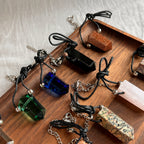 N90【Protection and Implementation】Hematite Peace Buckle Gold-plated Necklace