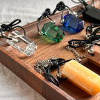 N90【Protection and Implementation】Hematite Peace Buckle Gold-plated Necklace