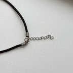 N90【Protection and Implementation】Hematite Peace Buckle Gold-plated Necklace