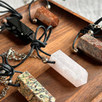 N90【Protection and Implementation】Hematite Peace Buckle Gold-plated Necklace