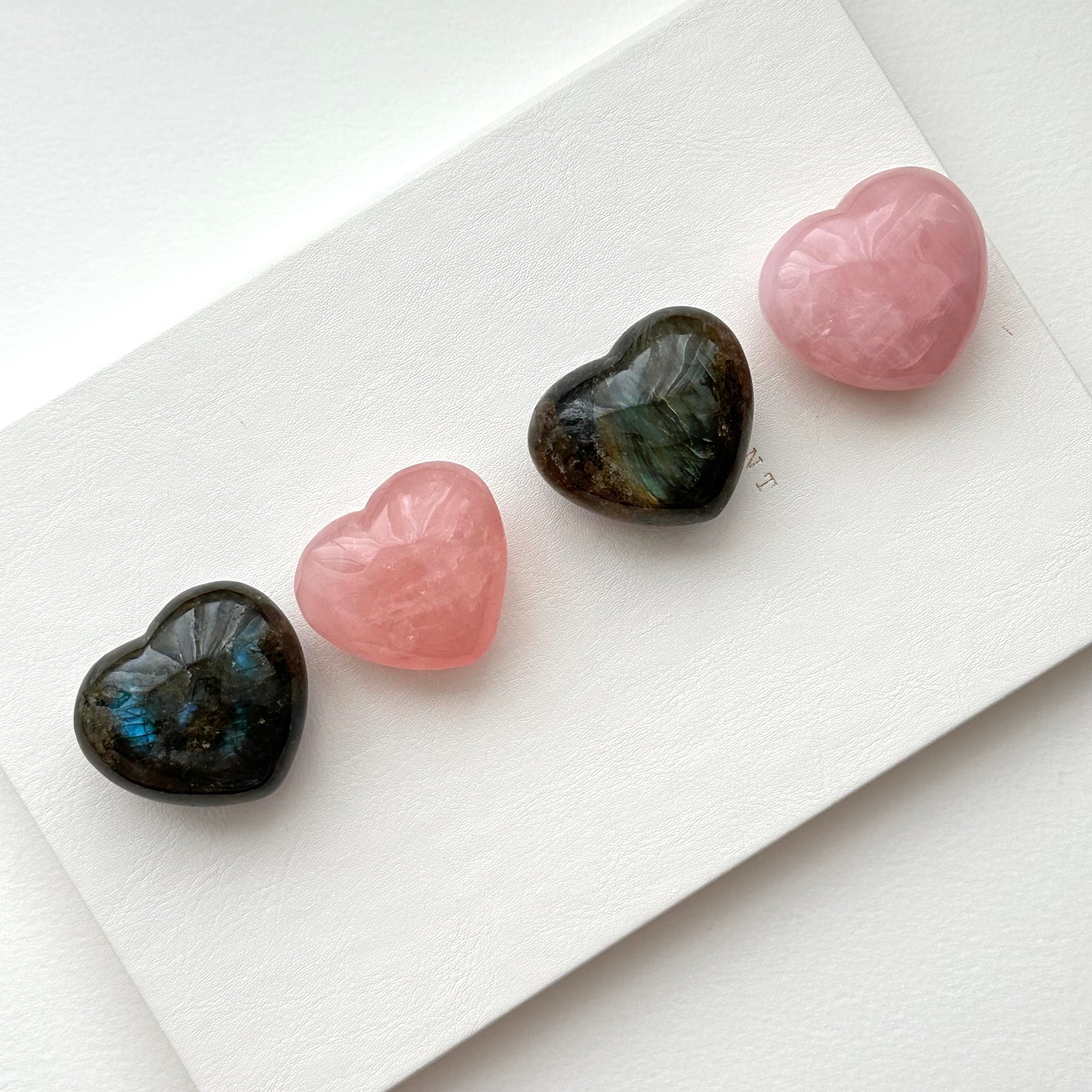 TS13 [Guardian of Love] Labradorite Heart-Shaped Rough Stone