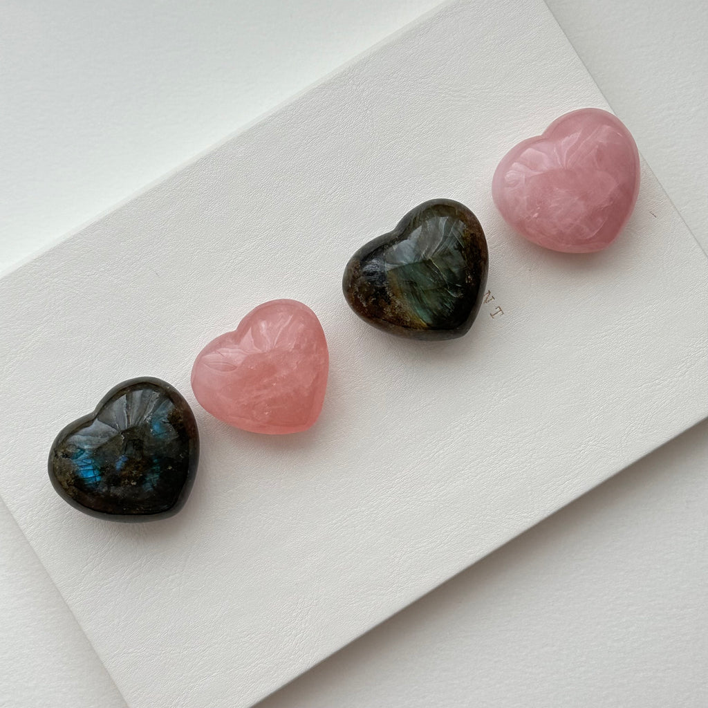 TS14【愛情之石】粉晶心形原石