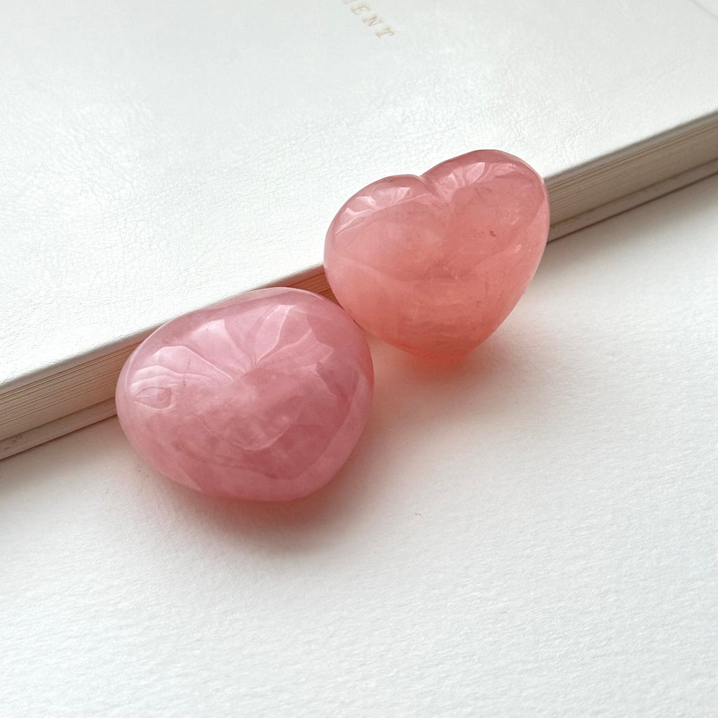 TS14【愛情之石】粉晶心形原石
