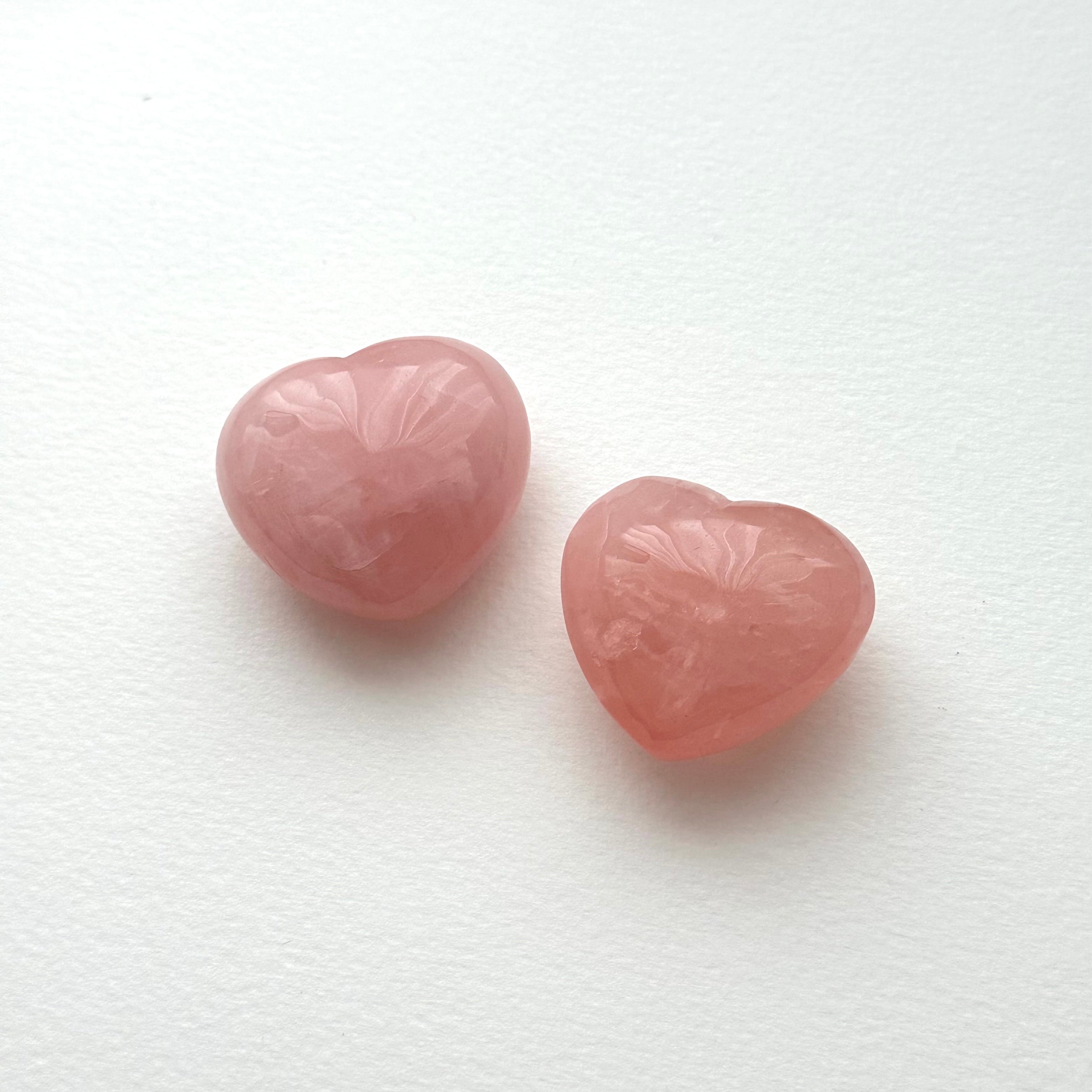 TS14【愛情之石】粉晶心形原石
