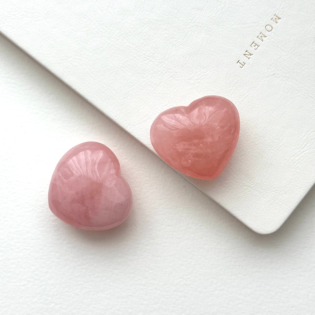 TS14【愛情之石】粉晶心形原石