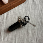 N90【Protection and Implementation】Hematite Peace Buckle Gold-plated Necklace