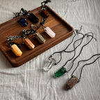 N90【Protection and Implementation】Hematite Peace Buckle Gold-plated Necklace