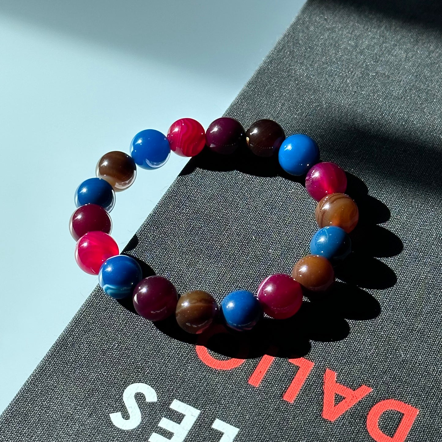 B29 彩虎眼石純珠手鏈手串  Rainbow Tiger-Eye Bracelet