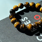 B35 Yellow Tiger's Eye Bead Bracelet